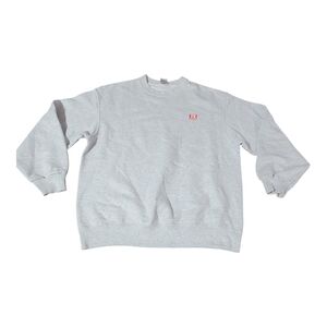Vintage‎ 90's TV Guide Light Gray Fruit of the Loom Sweatshirt Size Large B44